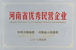 河南省優秀民營企業